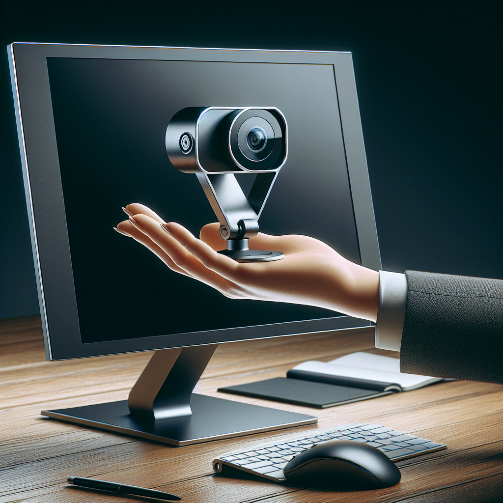 Why are some monitors designed with detachable webcams?